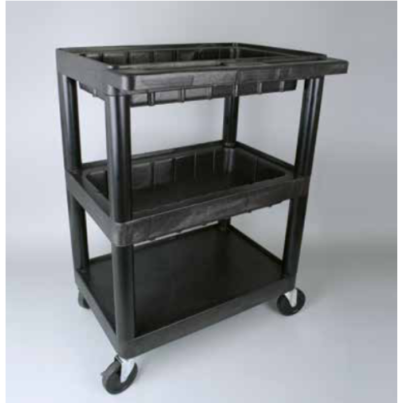 Three Shelf Supply Cart