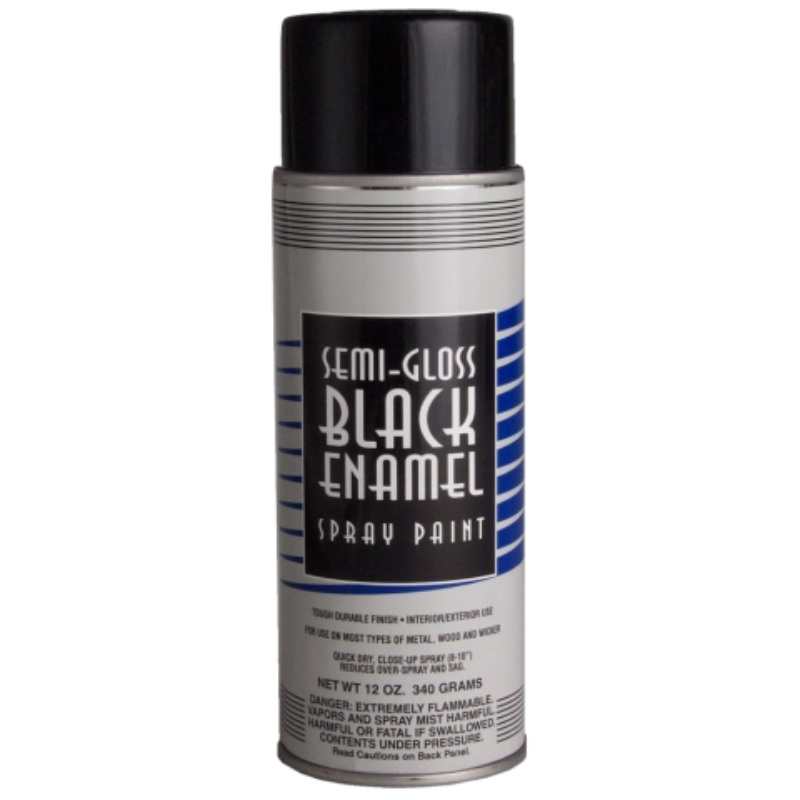 Paint, Semi-Gloss Black Enamel