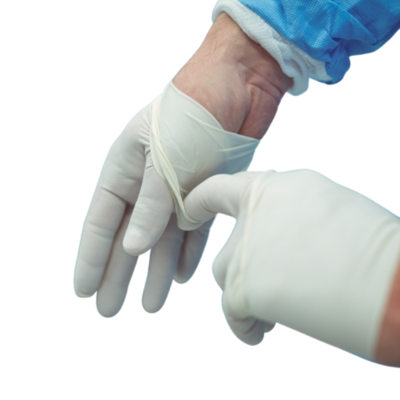 Latex Examination Gloves Powder Free 100/box