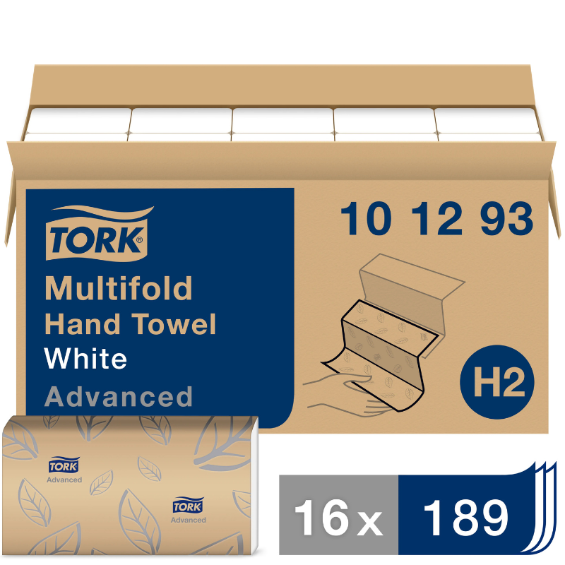 Tork Advanced Xpress® Multifold Hand Towel, 3-Panel