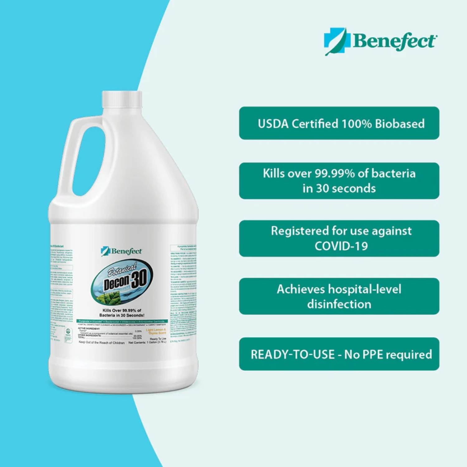 Benefect Botanical Decon 30