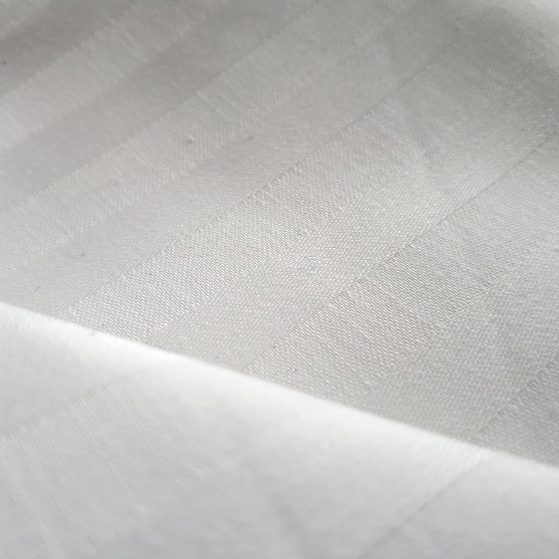 Queen Pillow Case Horizontal Satin Stripe