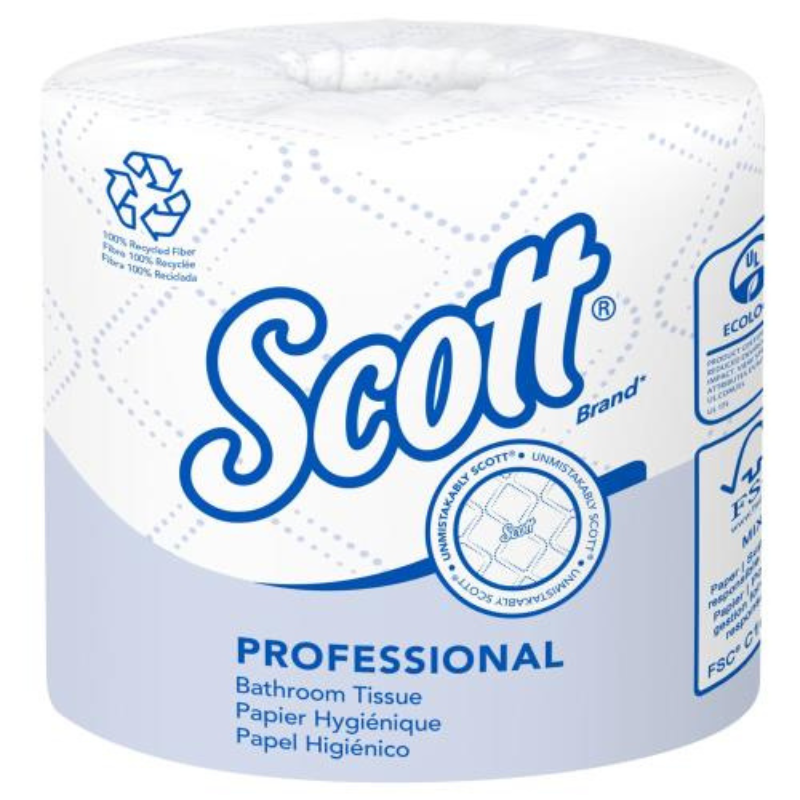 Scott 2-Ply Toilet Tissue, 473 sheets/roll, 80 rolls/case